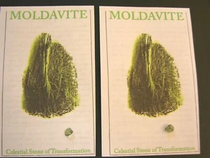 Moldavite rare mineral Moldau River Valley Czechoslovakia 1 piece per winner - Picture 1 of 2