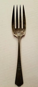 Sterling Silver Cold Meat 8" Fork D'Orleans Harold E Nook - Picture 1 of 2