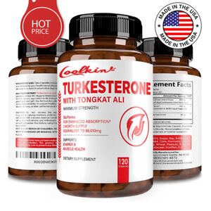 Turkesterone with Tongkat - Natural Muscle Enhancer, Improve Sports Performance