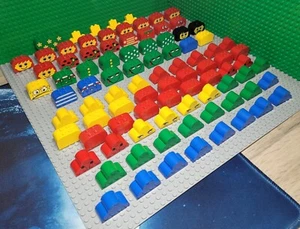 Lego Duplo 6216/4744/30075/4088 Curve Slope Bulk Lot 90 pieces - Picture 1 of 4