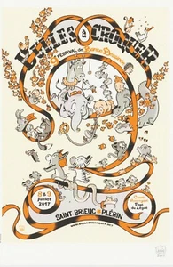 ex libris Julie: "Bulles à croquer 2017" - Numéroté et Signé - - Picture 1 of 1