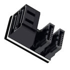 Dual SATA 7Pin Female To 7Pin Male 90/180 Degree Angled Converter For Computer