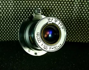 Lens INDUSTAR - 10 FED F3.5 / 50mm Copy Leica Mount m39 Zorki FED LTM - Picture 1 of 10