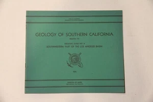 1954 Geology of Southern California Bulletin 170 Geological Guide 4 SW LA Basin - Picture 1 of 4