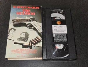 The Getaway (VHS, 1972) Steve McQueen Action Crime Thriller HTF OOP Non-Rental - Picture 1 of 4
