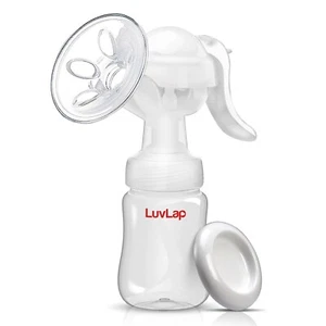 LuvLap Manual Breast Pump, 3 Level Suction Adjustment - Picture 1 of 6