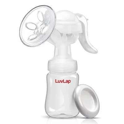 LuvLap Manual Breast Pump, 3 Level Suction Adjustment - Image 1 of 4
