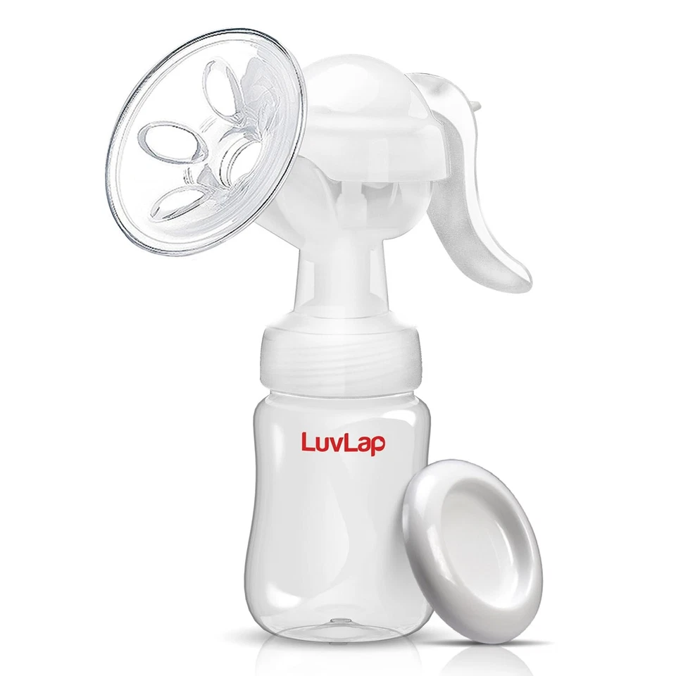 LuvLap Manual Breast Pump, 3 Level Suction Adjustment - Image 1 of 4