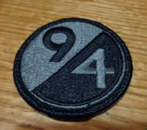 US Army 94th Infantry Division ACU Subdued SSI Patch Insignia Hook & Loop Back - Picture 1 of 5