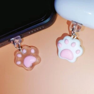 Gummi harz Katzenkralle-Telefon-Staubs chutz stecker Handy-Zubehör Handy - Zdjęcie 1 z 9