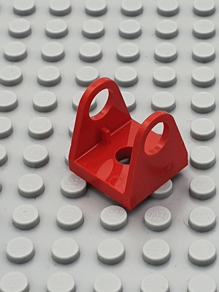LEGO® 2x Halter Seilwinde 2x2 Brick - 2584 - Rot Red - Bild 1 von 1