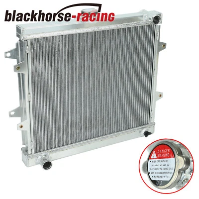 945 Aluminum 3 Row Radiator Fit 84-95 Toyota Pickup 92-95 4Runner SR5 L4 2.4L MT - Image 1 of 4