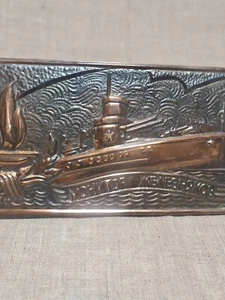 Retro Chekanka Ussr Vintage Metal Old Panno Knocked Stamping Embossed Picture - Picture 1 of 5