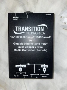 Transition IP Gb PoE+ over Copper 2-Wire Media Converter EO2PD4052-111 - Bild 1 von 12