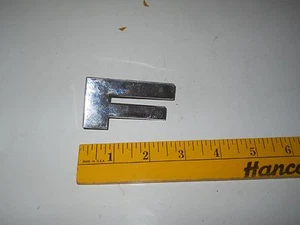 Ford pickup hood emblem, 1965-66, original, F only - Picture 1 of 2
