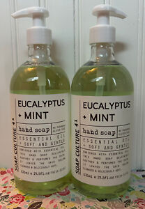 SOAP CULTURE 41 EUCALYPTUS + MINT LIQUID HAND SOAP 21.5 OZ HOME & BODY CO