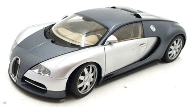 Autoart 1/18 Scale Diecast DC21125N - Bugatti EB 16.4 Veyron - Silver/Grey - Image 1 of 4