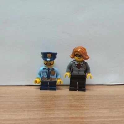 LEGO City-Cop  And Robber Minifigure Lot Of 2 - Image 1 of 4