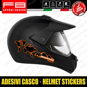 Adesivi Stickers Compatibili KTM 1290 Super Adventure Rally Duke WorldMap casco