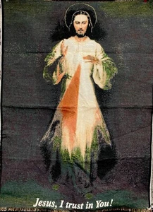 Jesus, I Trust In You Woven Panel Free Shipping - Picture 1 of 1