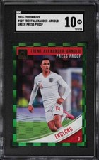 2018-29 PANINI DONRUSS TRENT ALEXANDER ARNOLD GREEN PRESS PROOF SGC 10 CARD ENGL