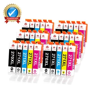 LOTE de combo de tinta PGI-270 XL CLI-271 XL para Canon PIXMA MG7700 MG7720 TS8020 - Imagen 1 de 13