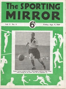 ESPEJO DEPORTIVO ~ 9 DE SEPTIEMBRE DE 1949 ~ IMAGEN DEL EQUIPO ASTON VILLA / TOM LAWTON NOTAS - Imagen 1 de 3