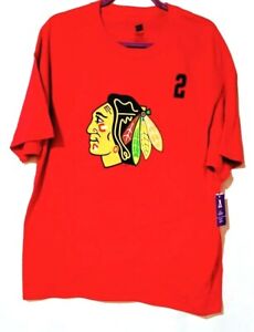  Chicago Blackhawks NHL Hockey T-Shirt, Mens large  No.2 Duncan Keith, NWT