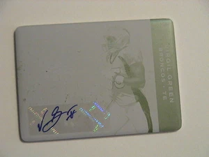 2011 Panini Virgil Green Denver Broncos Auto 1/1 - Picture 1 of 2