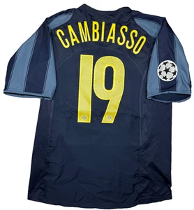 maglia calcio Inter vintage CAMBIASSO Pirelli 2005 2006 UEFA jersey shirt M - Picture 1 of 12