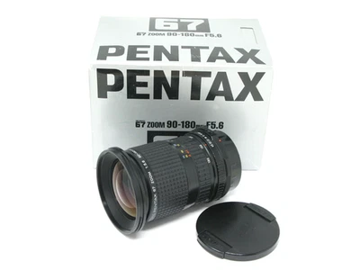 SMC Pentax 67 90-180mm f5.6 Film Era Telephoto Zoom Lens - Boxed - Image 1 of 4