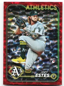 🔥 2024 Topps Update #US130 Joey Estes Red Crackle Foilboard #/199 Rookie - Picture 1 of 2