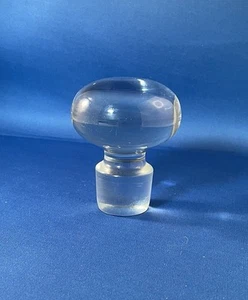 Vintage Klarglas Flasche Dekanter STOPFEN NUR 3" lang - Bild 1 von 2