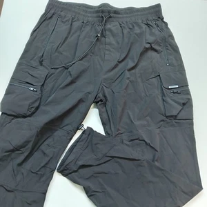 Pantalón cargo REPRESENT 247 para hombre XXL negro nailon (2XL) (se adapta a cintura de 36-39") - Imagen 1 de 13