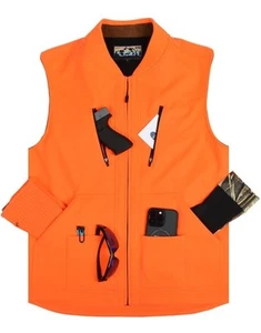 EDTREK Blaze Orange Performance Hunting Vest 3XL - Picture 1 of 9