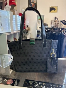 Dooney & Bourke Double Handle Signature Tote black/gray - Bild 1 von 10