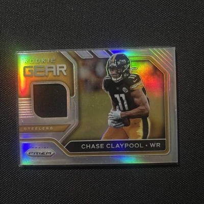 2020 Panini Prizm Rookie Gear Chase Claypool #25 (MEM, RC) - Image 1 of 2