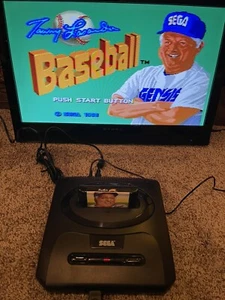 Tommy Lasorda Baseball - Sega Genesis Game Authentic WORKS - CARTRIDGE ONLY - Picture 1 of 5