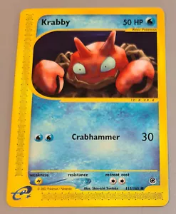 Krabby # 115/165 Common Expedition Base-Set 2002 EN Near Mint to Mint Vintage - Bild 1 von 3