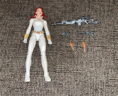 Marvel Legends Black Widow Deadly Origin Target Exclusive White Loose Cover