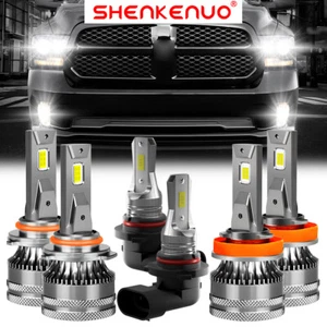 Para Dodge Ram 1500 2500 3500 2009-2017 6X Combo Faro LED Bombilla Antiniebla V15 - Imagen 1 de 17