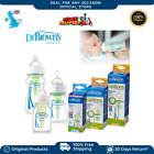 Dr Brown’s Options+ Baby Feeding Milk Glass Bottles Natural Flow Anti Colic