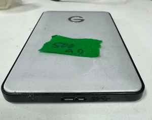 G-Technology 500GB G-DRIVE slim Portable Hard Drive USB 3.0 0G02361. PC & MAC. - Afbeelding 1 van 1
