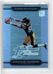 2010 Topps Platinum Rookie Platinum Refractors #75 Emmanuel Sanders - Picture 1 of 1