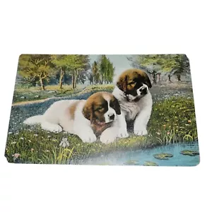 1906 Cartolina originale Collie Dogs Field artista tedesco Alfred Schonian Sassonia - Foto 1 di 3