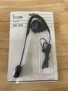 NEW ICOM HS-94 Headset for IC-V8 IC-V85 IC-V85E IC-T70A IC-T70E ID-31A ID-31E - Picture 1 of 3