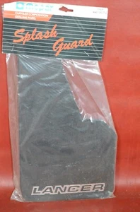 2- NOS Vtg 1985-89 Dodge Lancer Mud Splash Shield Guard Flap Logo Mopar 4419070 - Picture 1 of 5