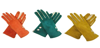 Soft and Cosy Colourful 'Suede Effect' Touch Screen Fleece Lined Winter Gloves M - Image 1 of 4