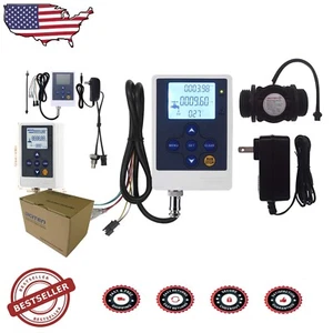 Medidor de control de flujo de precisión con pantalla LCD y ajustes de precisión ajustables - Imagen 1 de 9