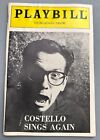 Elvis Costello Sings Again 1986 Broadway Theatre Playbill -